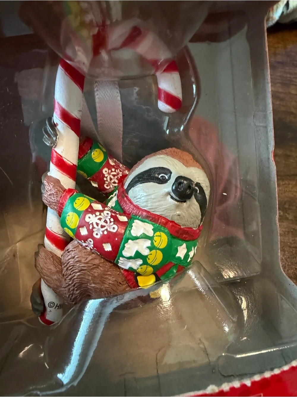 Hallmark red sloth
